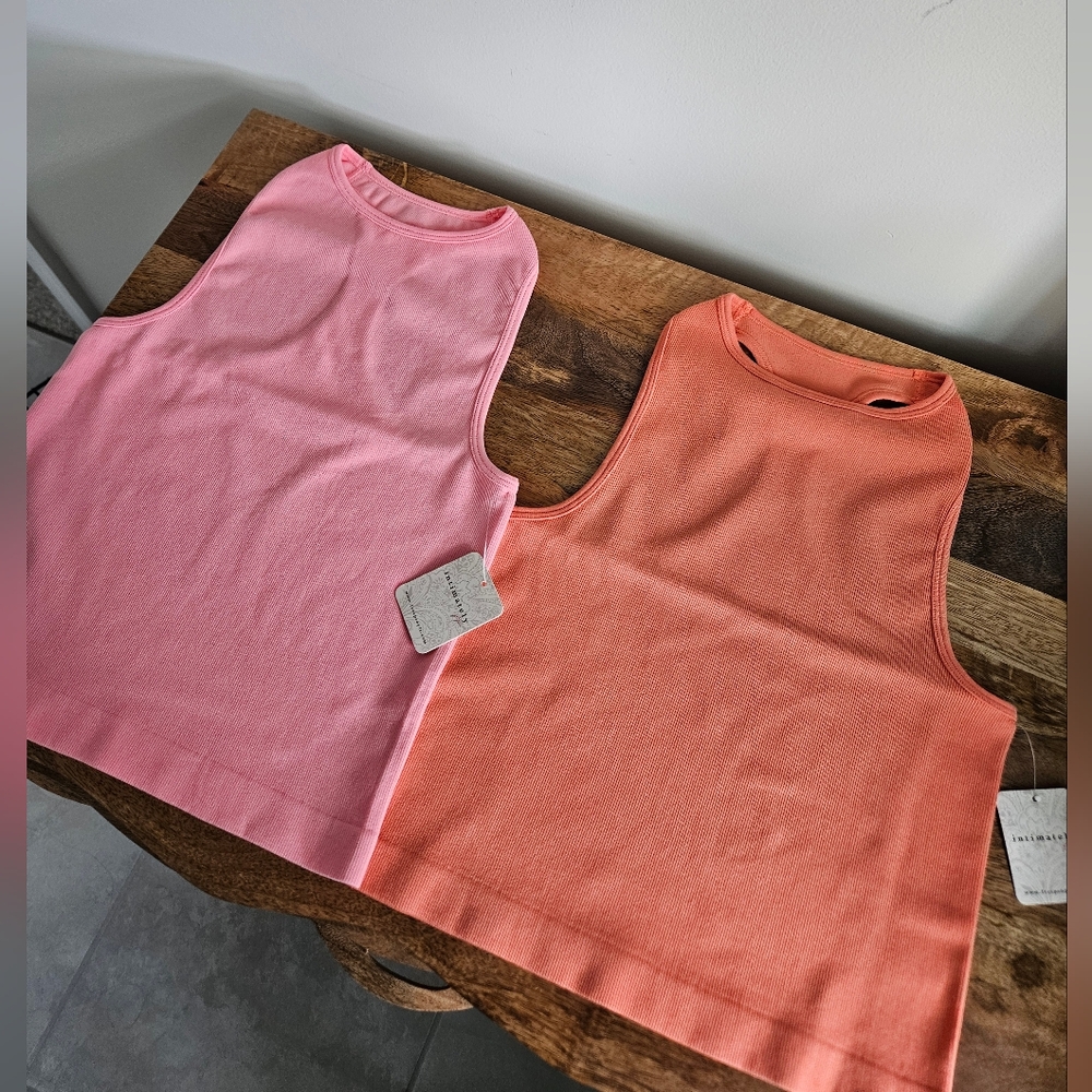 Free People Hayley Racerback Brami Crop Top Set Of 2